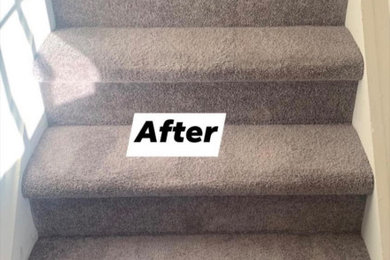 Carpet stair clean
