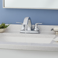 Vaughn Two Handle Centerset Bath Faucet, Chrome