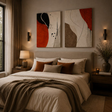 Modern Japandi Interior Styling: Organic Contrast & Warm Tension