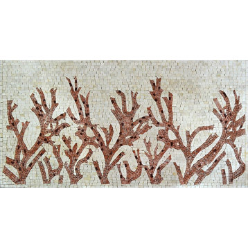 Mosaic Designs, Brown Reefs, 30"x59"