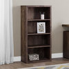 Bookshelf Bookcase Etagere 5 Tier 48"H Office Bedroom Laminate Brown