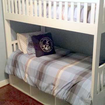 Mission style Twin bunk bed
