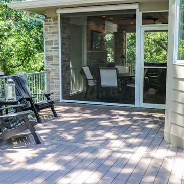 Wildwood Outdoor Screen Room with Fireplace