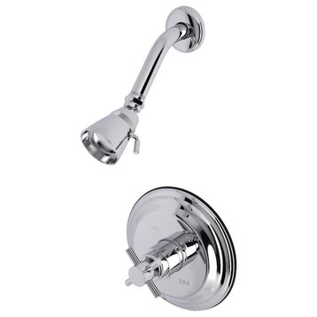 Kingston Brass KB2631DXTSO Shower Faucet Trim Only, Polished Chrome