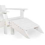 Douglas Nance - Baywind Adirondack Footrest - Extending your legs with our Baywind White Adirondack Footrest adds comfort by converting your seating position to a lounging position. This footrest is specifically designed to use with the Douglas Nance brand Baywind White Adirondack chairs.