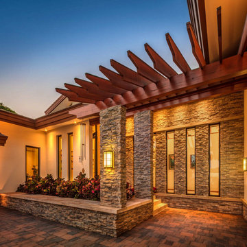 Sarasota Custom Home- Frank Lloyd Wright Mid-Century Home