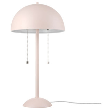 Globe Electric 52883 Luna 15" Tall Buffet Table Lamp - Matte Blush Pink