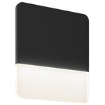 DALS Lighting - DALS Lighting 6" Square Slim Wall Sconce, Black - The SQS blends light functionality with an opportunity for artistic creation. Combine multiple fixtures to create infinite compositions or simply use alone, the choice is yours.