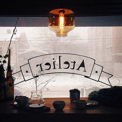 &Uuml;fleme Cam Sarkıt - Pendant Lighting