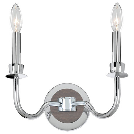 Sharlow 11x12" 2-Light Modern Transitional Sconce by Kalco