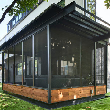 custom steel porch