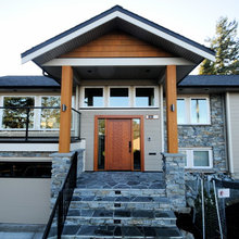 front doors and porch