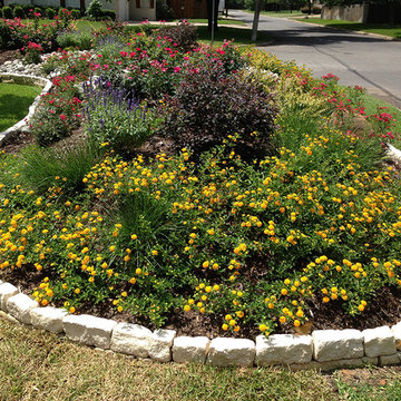 Privacy Berm Landscape Bed