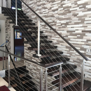 Stainless steel railings, cable railings and glass railings