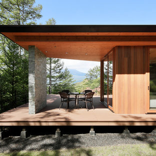 他の地域のカントリー風おしゃれなデッキの写真