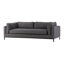 Four Hands Furniture - Atelier Grammercy Sofa, Bennett Charcoal - Sofas