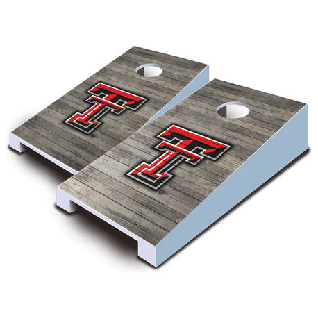 Texas Tech Distressed Tabletop Set