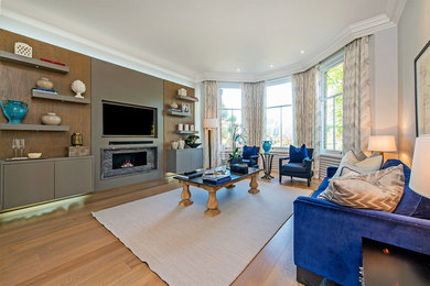 Design ideas for an eclectic living room in London.