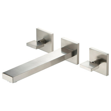 Isenberg 160.2450 - Two Handle Wall Mounted BathTub Faucet / Filler, Matte Black