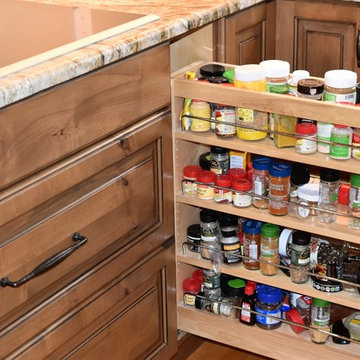 Rustic Knotty Alder Kitchen