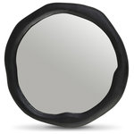 Meridian Furniture - Armada Aluminum Mirror, Black, 30" W D x 30" H - Indulge in the allure of the Black Armada Mirror by Meridian Furniture. Its captivating design and luxurious Black elevate any space with effortless elegance. Crafted with precision and durability in mind, this stunning piece becomes the focal point of gatherings, fostering moments of connection and warmth. Embrace sophistication and style with the Armada Mirror, a testament to exquisite taste and timeless beauty.