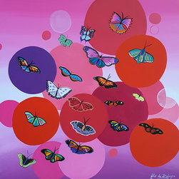 Bubbles of Joy, 30 x 30 in - Paintings