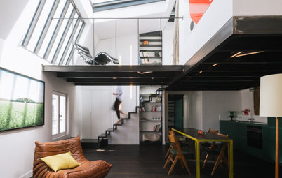 Visite Privée : Un loft parisien agrandi tutoie les étoiles