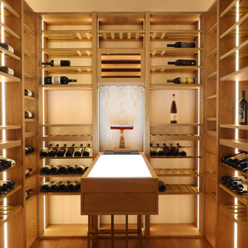 Lighted Cigar Humidor Wine Cellar - Jupiter, FL