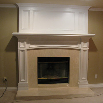 custom mantles and stone work