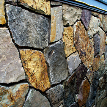 Stone veneer by Quality Concrete & Masonry in Lovetsville VA