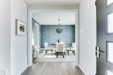 Dining room - transitional dining room idea in Minneapolis