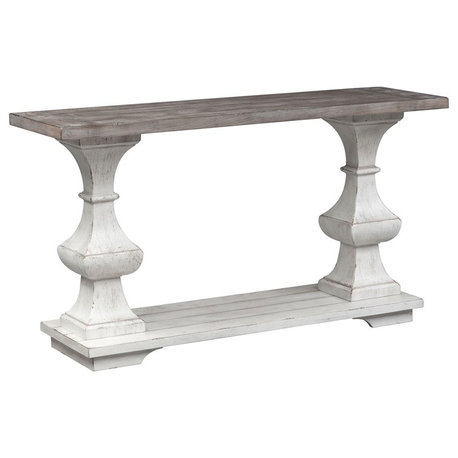 Sedona White Sofa Table