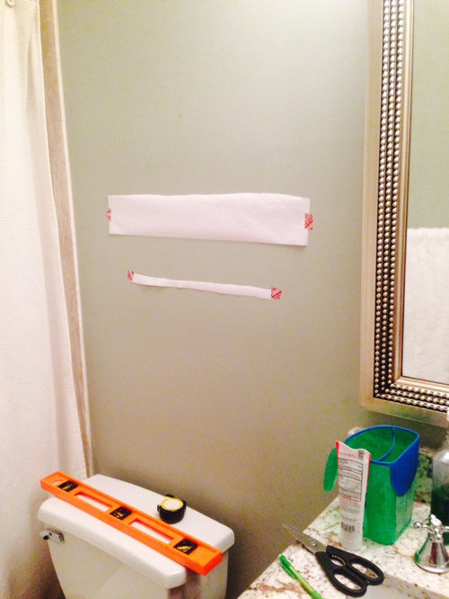 Eeek! Where should I hang the towel bar?