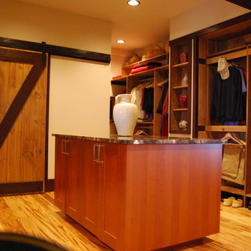 Master Closet with Custom Barn Door