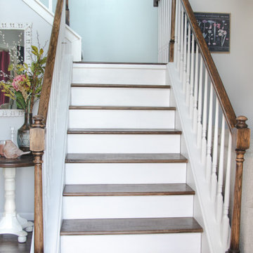 Bringing life to a lifeless staircase.