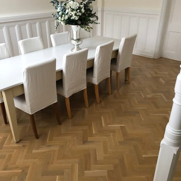Solid Parquet Block - Bona Silk Matt Lacquer