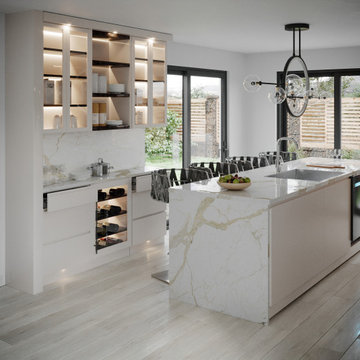 Kitchen Interior Rendering
