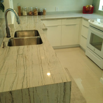 marble in the Kitchen counter top
