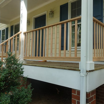 Front Porch Railing Replacement