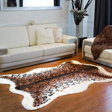 Faux Cowhide Rug - El Paso Leopard 5x7