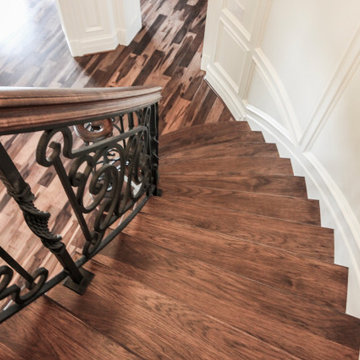 Project #74 | Circular Staircase with Hand-Forged Metal Panels