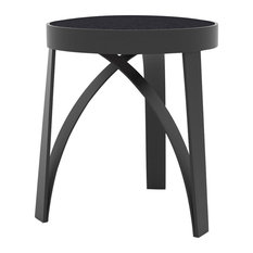 Arco Black Ash Stool, Black