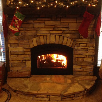 Heat Producing Wood Burning Fireplaces