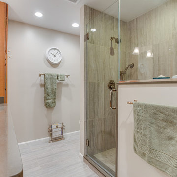 Transitional Bathroom Remodel Cheverly, MD by Reico Kitchen & Bath