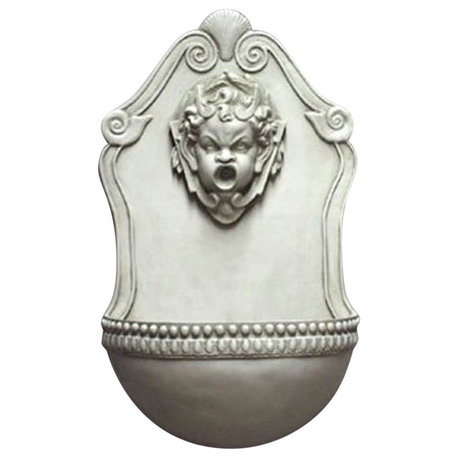 Perche Cherub Wall Fountain, Wall Fountains