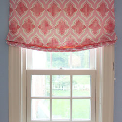 Custom Window Treatments by Lynn Chalk - Roman Shades
