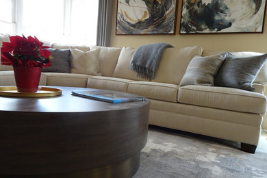 Trendy living room photo in Other