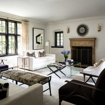 Transitional Living Room