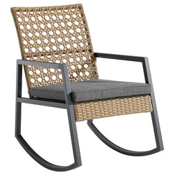 Tropical Outdoor Rocking Chairs by Walker Edison