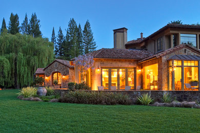 Tuscan exterior home photo in San Francisco